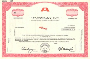 "A" -Co., Inc.